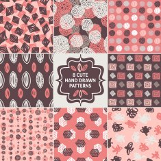 Vector seamless simple pattern set N4
