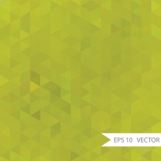 Autumn green triangle vector background N2