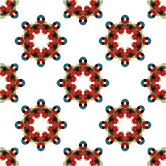 Seamless vector geometric abstract pattern Creative round shapes made of N50