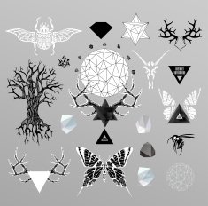 Abstract gothic N261