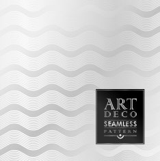 Art Deco seamless vintage wallpaper pattern N116