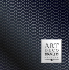 Art Deco seamless vintage wallpaper pattern N123