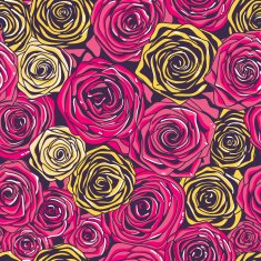 Vector seamless floral pattern N268
