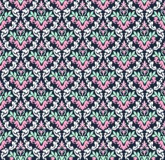seamless damask pattern N86