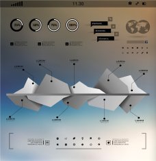 Infographic business template vector illustration N777