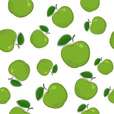 Seamless Pattern of Apple