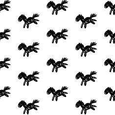 Seamless vector black and white pattern N4