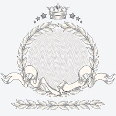 Retro decorative vintage emblem