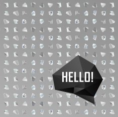 Abstract modern background with polygons design N93