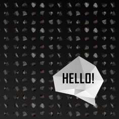 Abstract modern background with polygons design N94