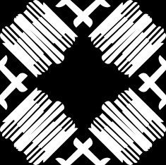 Repeating Tiled White Lines