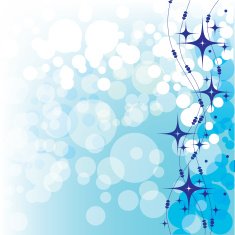 Winter snow background Christmas composition Star ornament