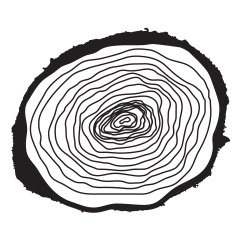 Stump Muzzle Cut of Tree Vector Illustration