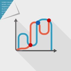 Line graphs icon
