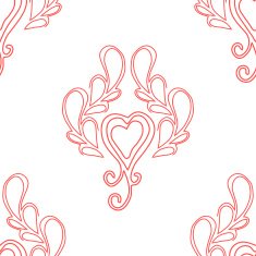 Seamless with vintage pattern N40