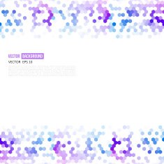 Vector abstract 3d hexagonal N4