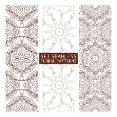 Background with Islamic Seamless Pattern Vector illustration N2