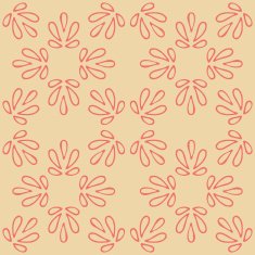 Seamless with vintage pattern N49
