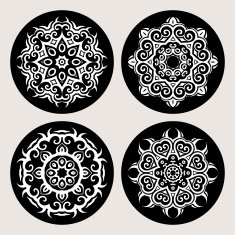 Mandala Vintage pattern set N2