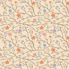 elegant spring vintage seamless pattern