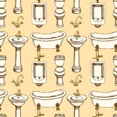 Sketch bathroom and toilet equipment N2