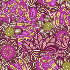 Vector seamless floral pattern N269