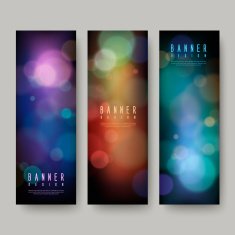 gorgeous sparkling banners set