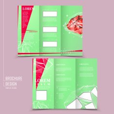 gorgeous tri-fold template design