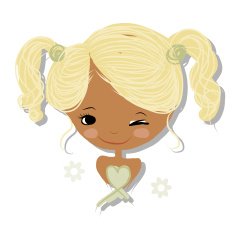Cute Girl Smiling Sketch For Your Design N65