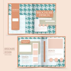 elegant half-fold template design N3