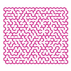 pink modern hexagon labyrinth N2