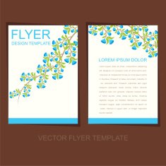 natural flyer or banner design