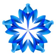 Abstract Blue Pattern N2