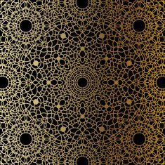 Vintage Gold mandala N9