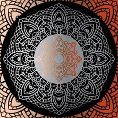 Silver mandala N46