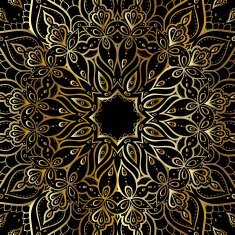Gold mandala N38