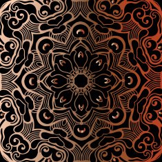 Gold mandala N41