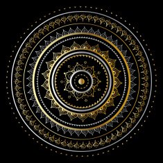 Gold mandala N42