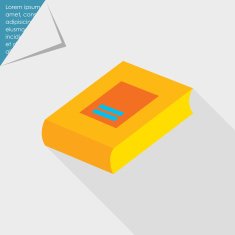 Thick paper book icon N2
