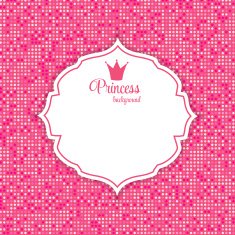 Princess Crown Frame Vector Illustration N6