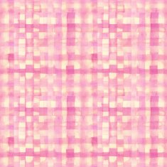 Pink yellow lines and squares painted watercolor pattern Seamless background