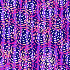 Endless round colorful spots