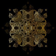 Gold mandala N43