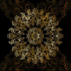 Gold mandala N44