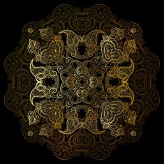 Gold mandala N46