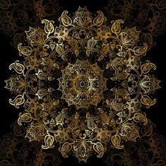 Gold mandala N47