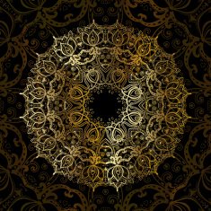 Gold mandala N49