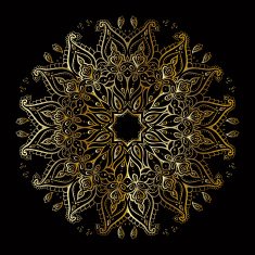 Gold mandala N51