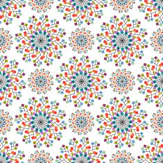 Seamless pattern of colored squares