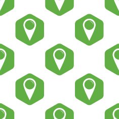 Blank map pointer pattern